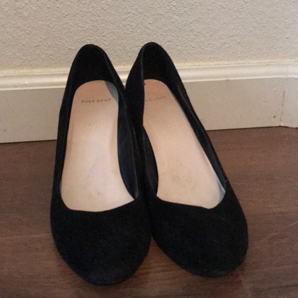 Cole Haan Suede Wedge Heels (2”)
